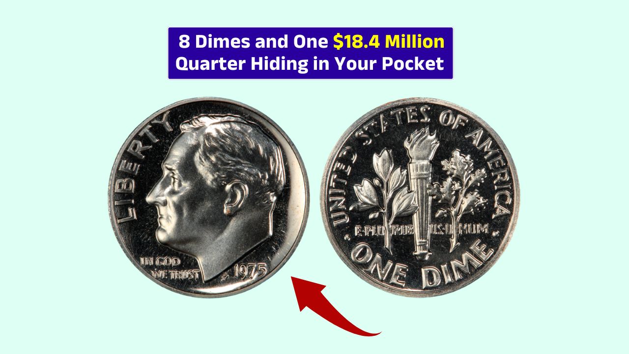 1975 No-S Proof Roosevelt Dime